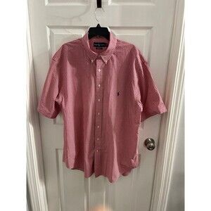 Ralph Lauren Classic Fit Short Sleeve Button Down Shirt Size 2XLT
